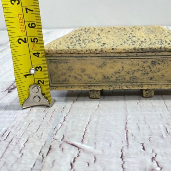 Small Keepsake Box, small rectangularChest, Small Treasure Chest, Jewelry Box wi - Picture 7 of 10
